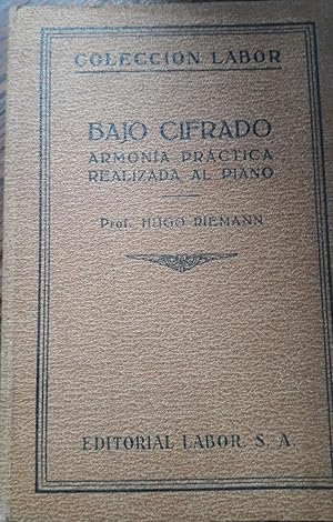 Bajo Cifrado. Armonía práctica realizada al piano. Traducción de Antonio Ribera y Maneja.