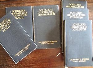 Schillers Werke. 6 Bände. Großherzog Wilhelm Ernst Ausgabe.