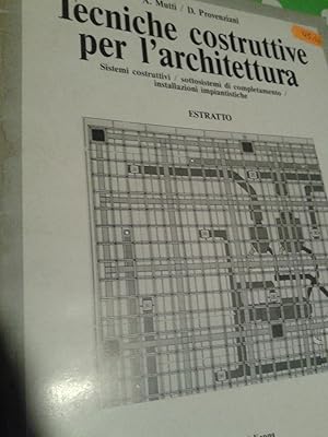 TECNICHE CONSTRUTTIVE PER L´ARCHTETTURA SISTEMI COSTRUTTIVI / SOTTOSISTEMI DI COMPLETAMENTO / INS...