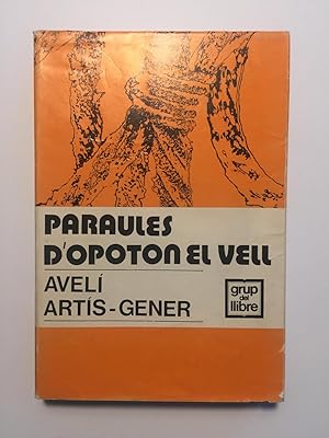 Imagen del vendedor de Paraules d'Opoton el Vell a la venta por SELECTA BOOKS