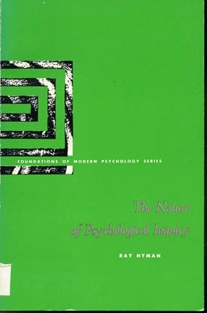 Immagine del venditore per The Nature of Psychological Inquiry venduto da Librairie Le Nord