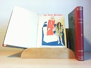 Das kleine Witzblatt. 1907 und 1908. 2 Bände ca. 20 Einzelhefte dieser Jährgäne gebunden in 2 Bän...