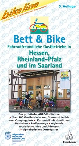 Bild des Verkufers fr Bikeline Bett & Bike Hessen, Rheinland-Pfalz, Saarland zum Verkauf von Versandantiquariat Felix Mcke
