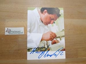 Immagine del venditore per Original Autogramm Hubert Obendorfer Sternekoch /// Autogramm Autograph signiert signed signee venduto da Antiquariat im Kaiserviertel | Wimbauer Buchversand