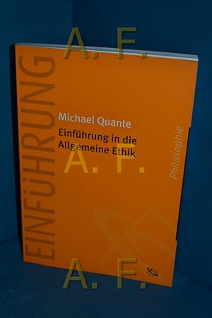 Seller image for Einfhrung in die allgemeine Ethik for sale by Antiquarische Fundgrube e.U.