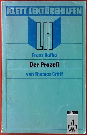 Bild des Verkufers fr Franz Kafka. Der Proze. Klett Lektrenhilfen zum Verkauf von biblion2