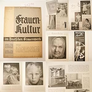 Seller image for Frauen-Kultur im Deutschen Frauenwerk. Zeitschrift des Deutschen Frauenwerkes. Fnftes Heft Mai 1936, Ausgabe A mit Kleiderteil * Kinderfotos von E r n a L e n d v a i - D i r c k s e n for sale by Galerie fr gegenstndliche Kunst