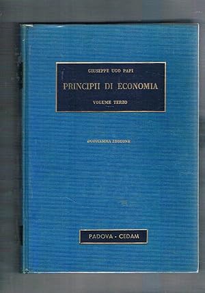 Immagine del venditore per Principii di economia. disponiamo dei vol. I e III. di edizioni differenti. venduto da Libreria Gull