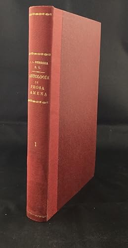 Imagen del vendedor de Antologa de prosa amena, desde alfonso el Sabio hasta nuestros das. Tomo I, 1250-1550 a la venta por Els llibres de la Vallrovira