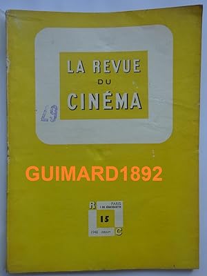 La Revue du cinéma n°15 juillet 1948