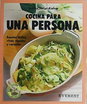 Image du vendeur pour Cocina para una persona. Recetas fciles, vivas, rpidas y variadas. mis en vente par Librera y Editorial Renacimiento, S.A.