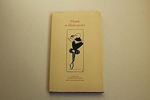 Bild des Verkufers fr THANKS TO SHAKESPEARE. Poems. zum Verkauf von Andrew Johnson Books