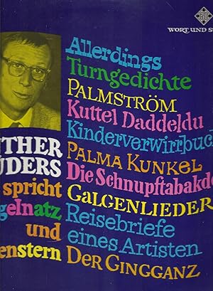 Bild des Verkufers fr Gnther Lders spricht Ringelnatz und Morgenstern; Wort und Stimme - Vinyl-Schallplatte zum Verkauf von Walter Gottfried