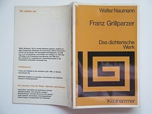 Imagen del vendedor de Franz Grillparzer: das dichterische werk a la venta por Aucott & Thomas