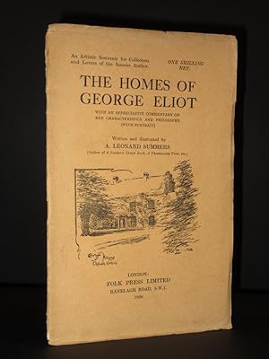 Imagen del vendedor de The Homes of George Eliot a la venta por Tarrington Books