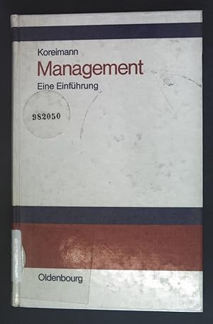 Bild des Verkufers fr Management : e. Einf. zum Verkauf von books4less (Versandantiquariat Petra Gros GmbH & Co. KG)