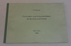 Formzahl- und Volumentafeln für Buche und Fichte.