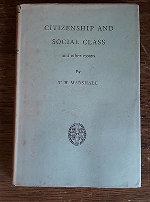Seller image for Citizenship and Social Class and other essays for sale by Scarthin Books ABA, ILAB.