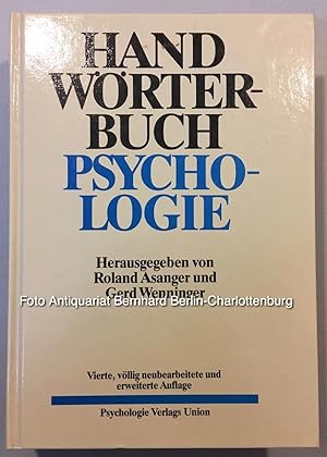 Handwörterbuch der Psychologie