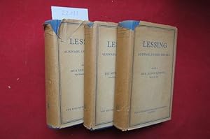 Immagine del venditore per Lessing : Auswahl in drei Bnden. [komplett] I: Der junge Lessing/Kritik der Zeit. II: Die mittlere Epoche/ Grundleg. d. dt. Klassik. III: Der spte Lessing/ Um Wahrheit u. Humanitt. venduto da Versandantiquariat buch-im-speicher