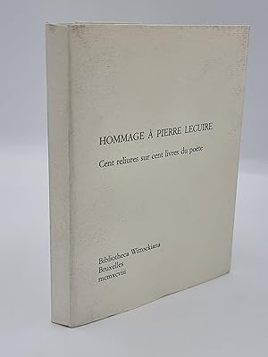 Seller image for Hommage  Pierre Lecuire: Cent reliures sur cent livres du pote for sale by Green Ink Booksellers