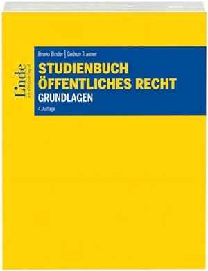 Bild des Verkufers fr Studienbuch - ffentliches Recht - Grundlagen (Linde Lehrbuch) zum Verkauf von Versandbuchhandlung Kisch & Co.