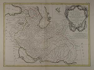 Carte de l'Empire de Perse Projettée et assujettie au observations Astronom. Par Mr. Bonne, Hydro...