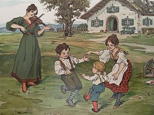 Unser Liederbuch. Die beliebtesten Kinderlieder . für Kinderstimmen gesetzt von Fritz Volbach. Er...