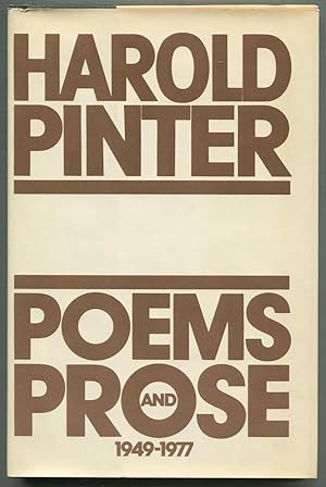Bild des Verkufers fr Poems and Prose 1949-1977 zum Verkauf von Between the Covers-Rare Books, Inc. ABAA