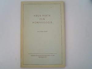 Seller image for Neue Hefte zur Morphologie. Drittes Heft. for sale by Antiquariat Bookfarm