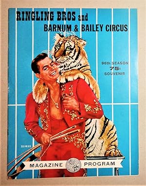 Image du vendeur pour 1966 Ringling Bros. and Barnum & Bailey Circus 96th Season Souvenir Magazine Program mis en vente par DogStar Books