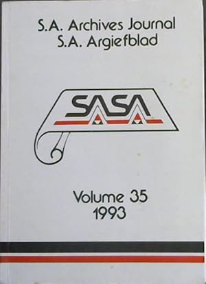 Seller image for S.A. Argiefblad / S.A. Archives Journal Volume 35 - 1993 for sale by Chapter 1