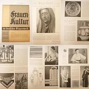 Seller image for Frauen-Kultur im Deutschen Frauenwerk. Zeitschrift des Deutschen Frauenwerks. Siebentes Heft Juli 1935, Ausgabe A mit Kleiderteil * W e s t e r w  l d e r S t e i n z e u g a u s H  h r for sale by Galerie fr gegenstndliche Kunst