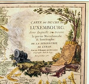 "Carte Du Duché De Luxembourg, dans laquelle on trouve la partie Meridionale & limitrophe De La S...