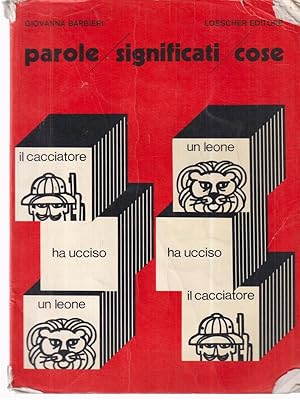 Immagine del venditore per Parole/significati/cose venduto da Librodifaccia