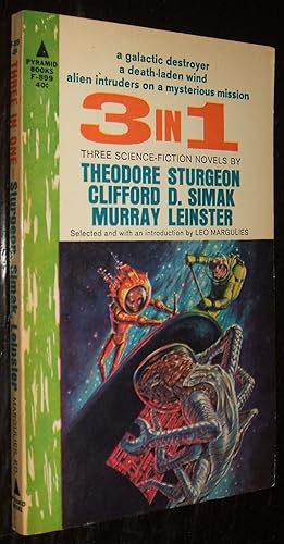 3 in 1 Three Science Fiction Novels by Theodore Sturgeon, CliffordSimak, Murray Leinster