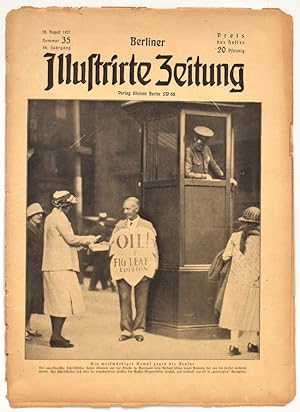 Ein merkwürdiger Kampf gegen die Zensur. Berliner Illustrierte Zeitung. 36. Jahrgang 1927. Nummer...