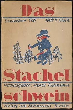 Das Stachelschwein. Dezember 1927. Heft 15.