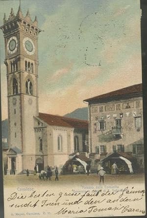 Seller image for Cavalese. Palazzo della comunita generale e chiesa di S. Sebastiano. for sale by Studio Bibliografico Adige