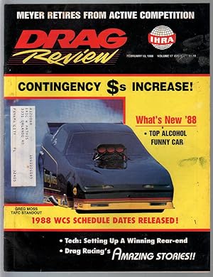 Drag Review-IHRA-2/13/1988-Greg Moss TAFC-WCS schedule for '88-VG