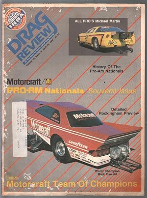 Drag Review-IHRA-4/25/1987-Motorcraft Team of Champions-Mark Oswald-VG