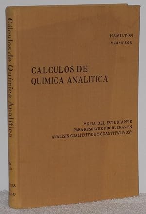 Seller image for Clculos de qumica analtica for sale by Los libros del Abuelo