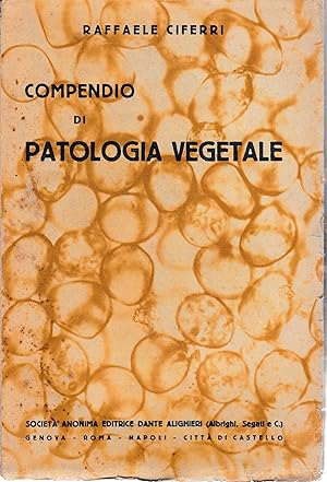 Imagen del vendedor de Compendio di Patologia Vegetale a la venta por librisaggi