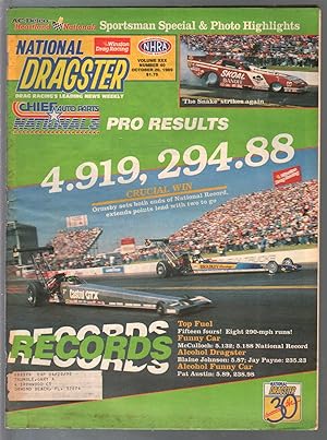 National Dragster-NHRA 10/20/1989-Gary Ormsby-Scott Kalitta-Pro Results-FN