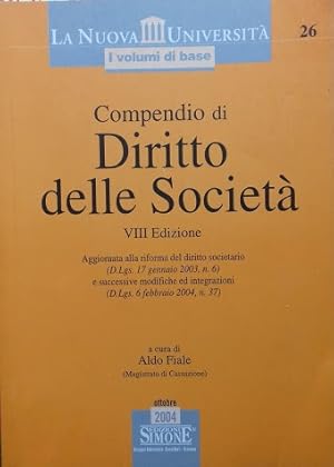 Immagine del venditore per Compendio di Diritto delle Societ venduto da librisaggi