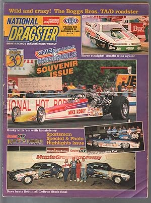 National Dragster-NHRA 10/61989-Mike Kosky-Pat Austin-Nationals-FN