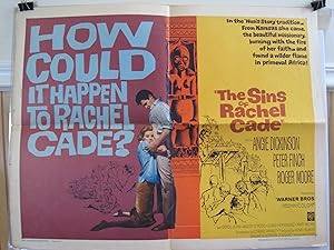 SINS OF RACHEL CADE-ANGIE DICKINSON-AFRICAN STATUE 1960 VG