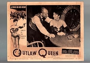 OUTLAW QUEEN-ANDREA KING-1957-WESTERN-11'X14'-LOBBY CARD G/VG