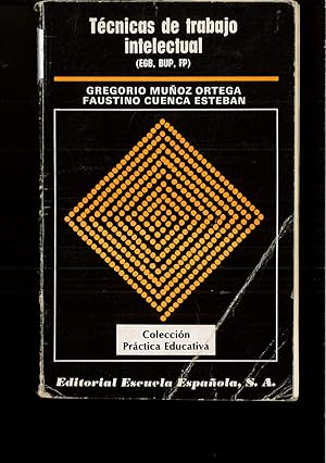 Immagine del venditore per Tcnicas de trabajo intelectual (EGB, BUP, FP) venduto da Papel y Letras