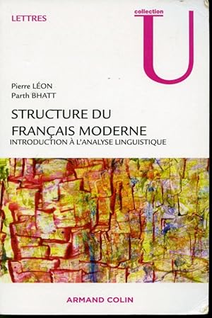 Immagine del venditore per Structure du franais moderne : Introduction  l'analyse linguistique venduto da Librairie Le Nord